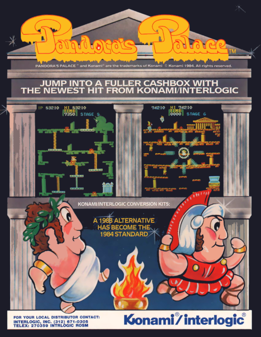 Pandora's Palace Arcade Game Cover